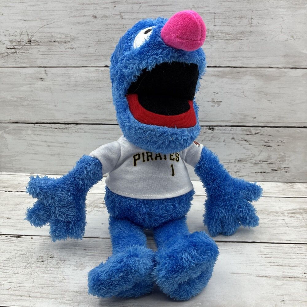 Pittsburgh Pirates Grover Sesame Street Plush 12” SGA 2024 Stuffed Animal